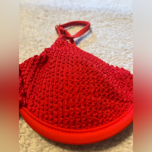 Red Ruffle Bikini - Picture 3 of 8